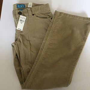 NWT Girl's Beige Corduroy Pants Size 10